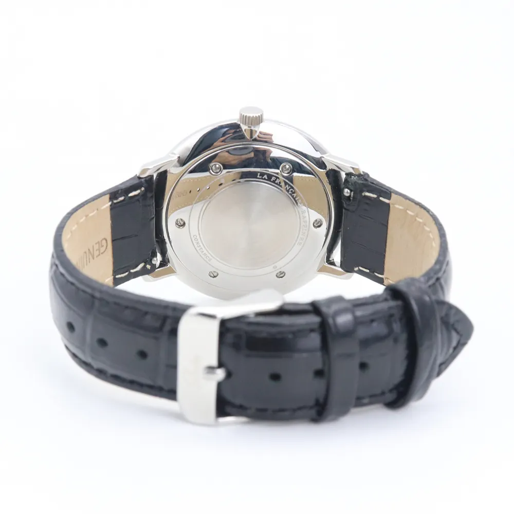 VDEAR Minimalist Leather Strap Quartz Bracelet Watch with Calendar 6