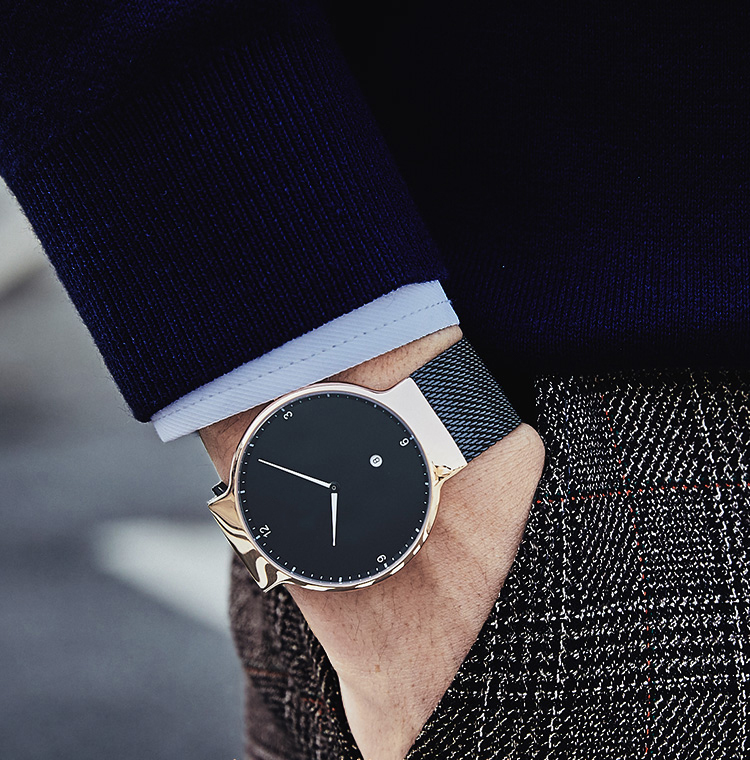 Vdear Luxury Classic Simple Sunray Dial Watch Customized Vintage Waterproof Fashion Watch 12