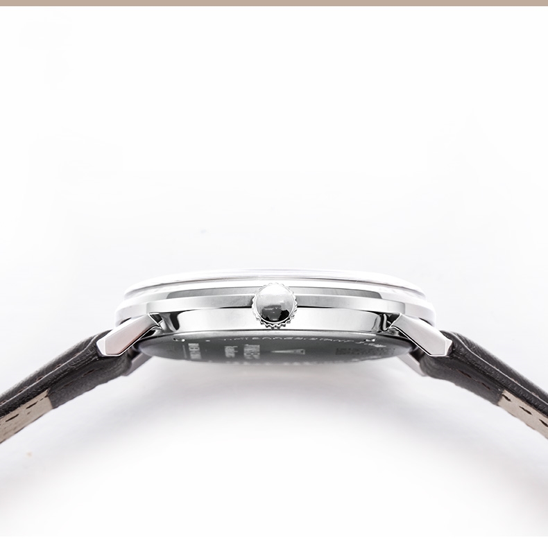 Vdear Customized Minimalist Quartz Watch Round Dial With Calendar Luminous Hands Luxury Dome Glass Watch 11