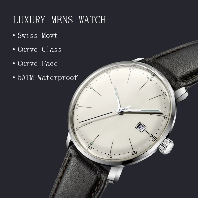 VDEAR Custom Minimalist Quartz Watch - Quartz Vintage Style 7