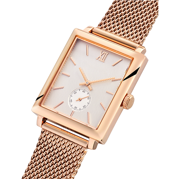 Vdear Square White Classic Dial Chronograph Watch Lightweight And Versatile Waterproof Fashion Quartz Watch 7