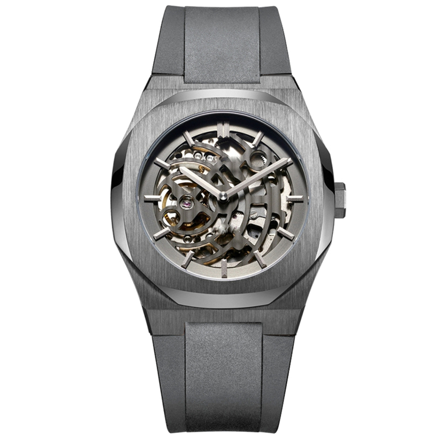 VDEAR - FashionLuxury Waterdichte OEM Custom Siliconen Band Luxe Heren Polshorloges Automatisch Privé Label Horloge en andere 1