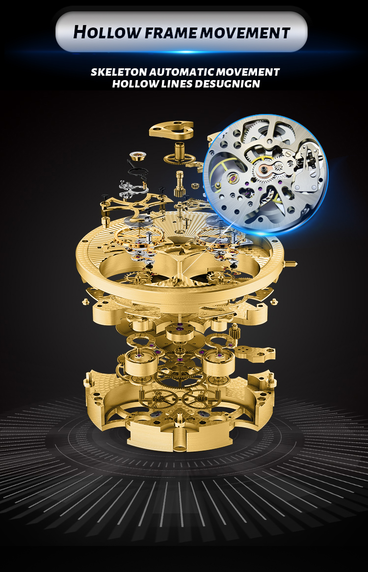 VDEAR - Automatic Movement Alloy Case Fashion Luxury Silicone Mens Logo Automatic Machanical Watches in Wristwatches others 14