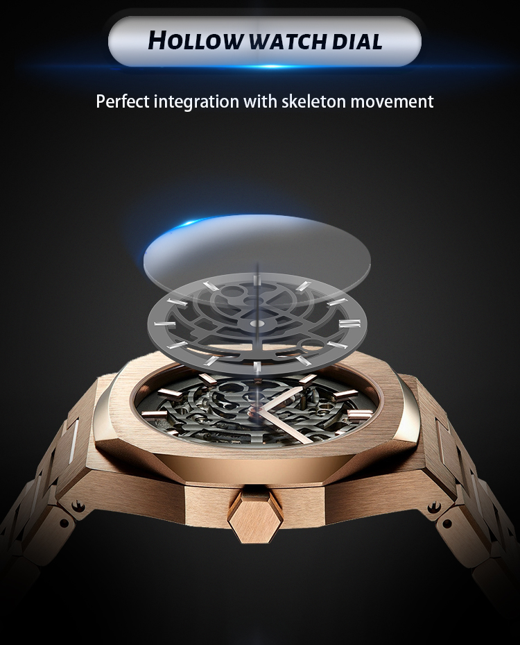 VDEAR - Automatic Movement Alloy Case Fashion Luxury Silicone Mens Logo Automatic Machanical Watches in Wristwatches others 16