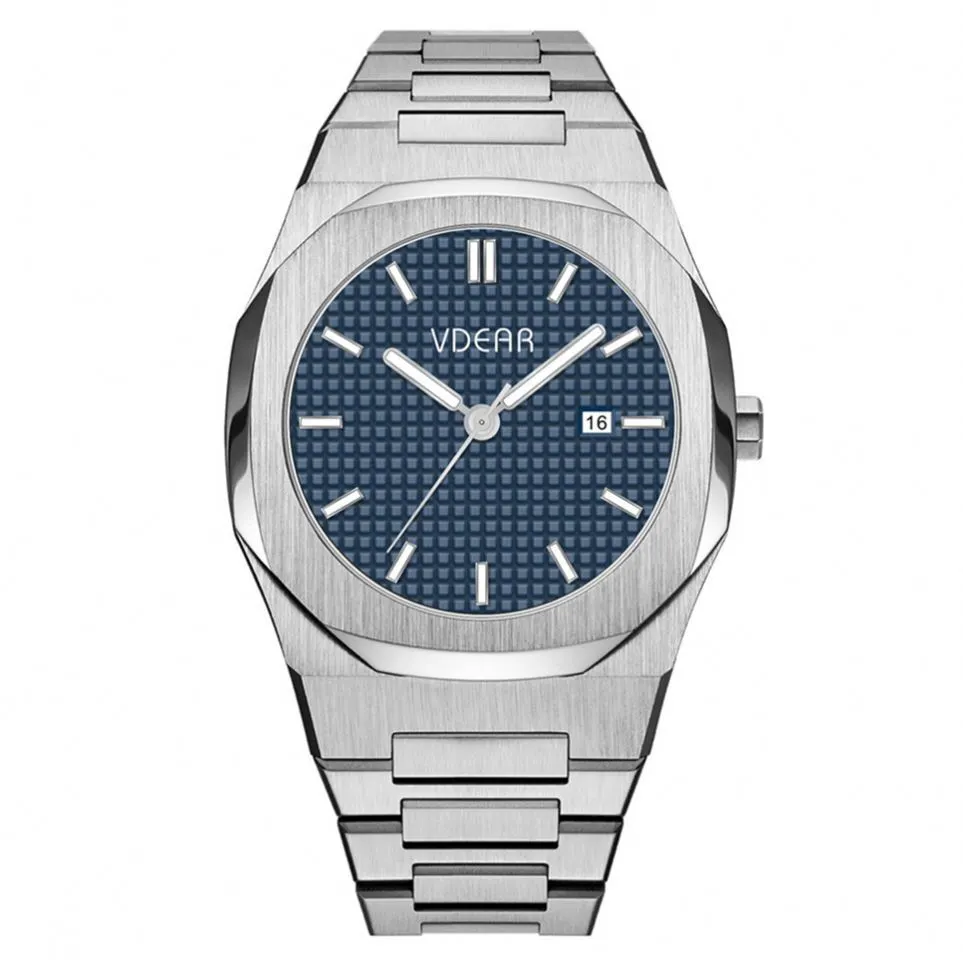 VDEAR - Famous Brand 3 Atm Water Resistance 316L Stainless Steel Japan Movt Sr626sw Custom Men Watch Logo others 1