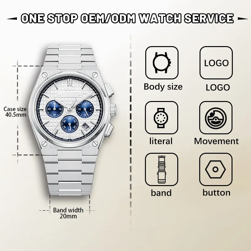 Luminous Quartz Watches for Men - High Quality Luxury with Leather Strap 6