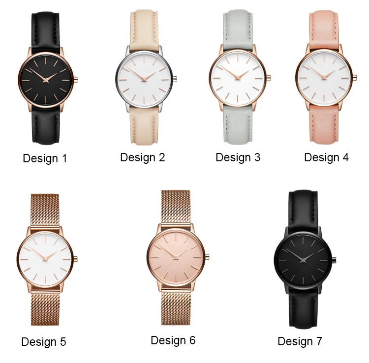 VDEAR - Best Christmas gift brand name watches custom classic ladies oem watch low moq Lady Quartz Watch 24