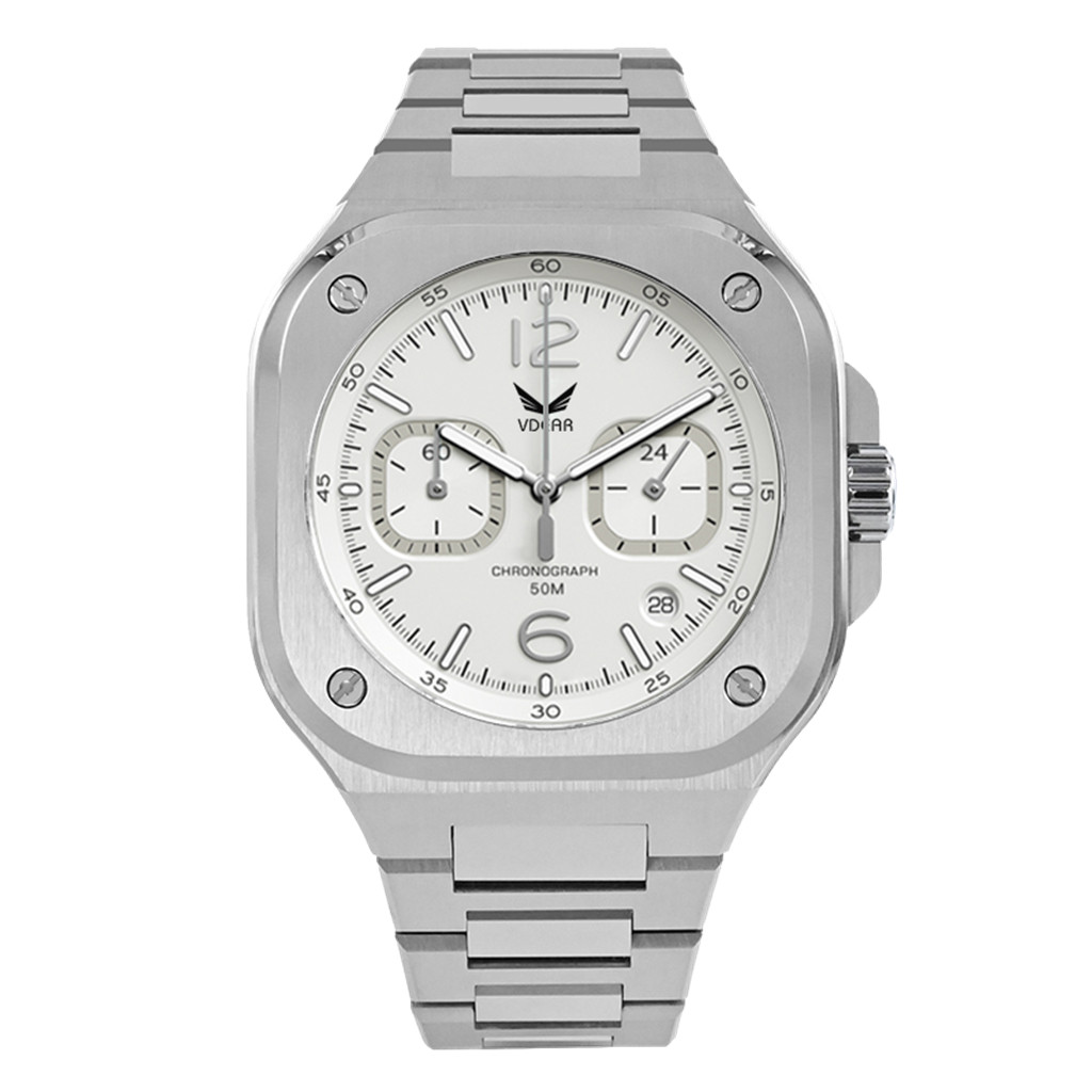 Vdear Customized Square Chronograph Watch Luxury Business Luminous Pointers With Date Quartz Watch Manufacturers 12
