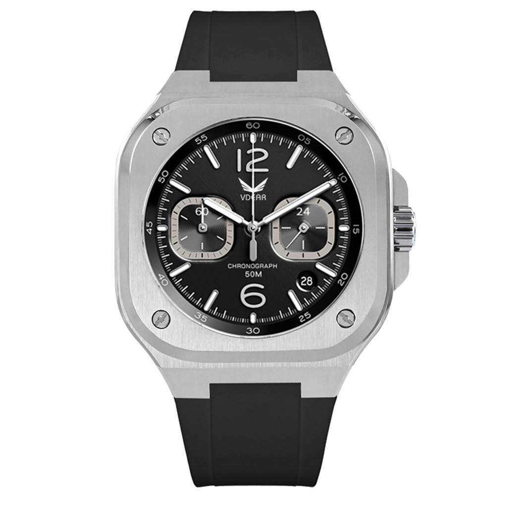 Vdear Customized Square Chronograph Watch Luxury Business Luminous Pointers With Date Quartz Watch Manufacturers 10