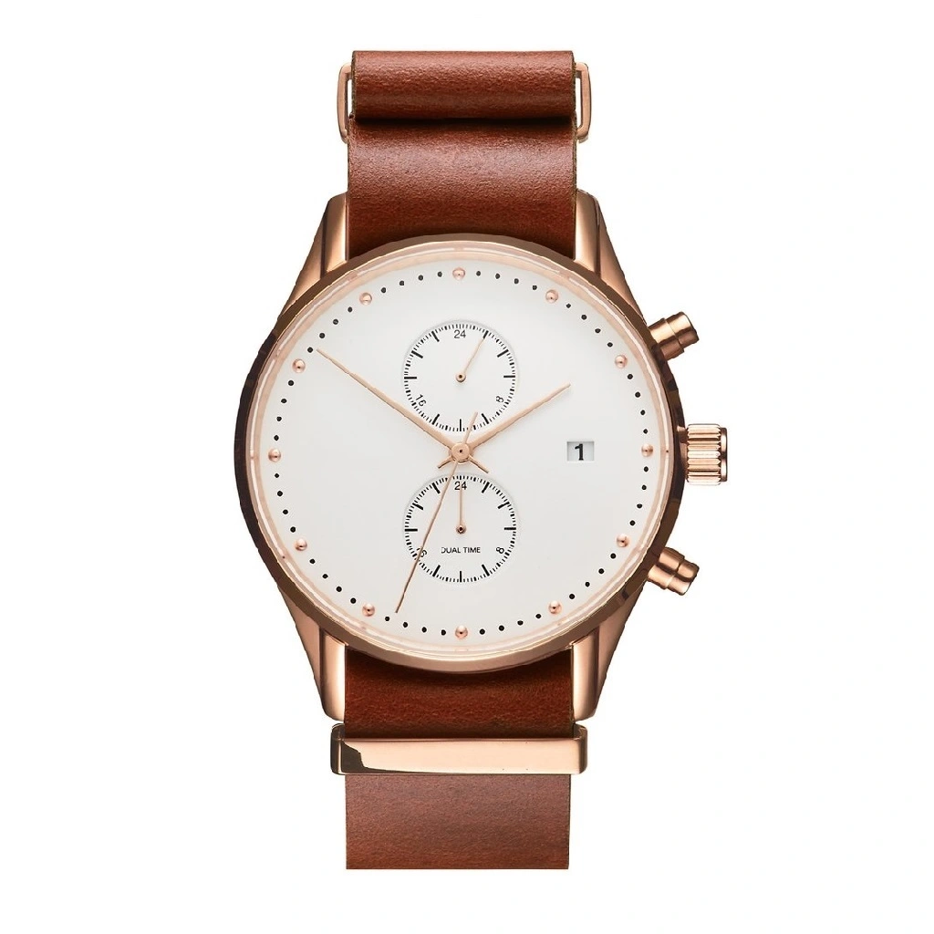 Vdear Maßgeschneiderte Chronographen-Uhren im Großhandel – Luxus-Quarzuhren im minimalistischen Stil mit Kalenderfunktion 1