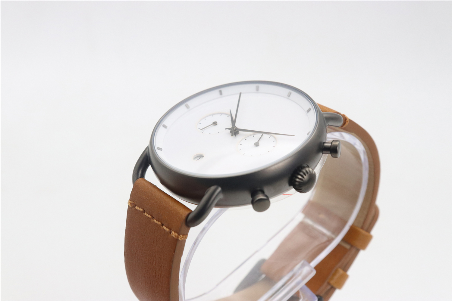 VDEAR - Lyxigt armbandsur i rostfritt stål med japanskt märke, Movt kvarts kronograf för män, ny design 16