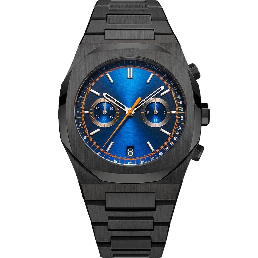 VDEAR Two Eyes Zone Chronograph Watch Elegant Customize Face Create Your Own Logo 5 Atm Water Resistant Private Label 1