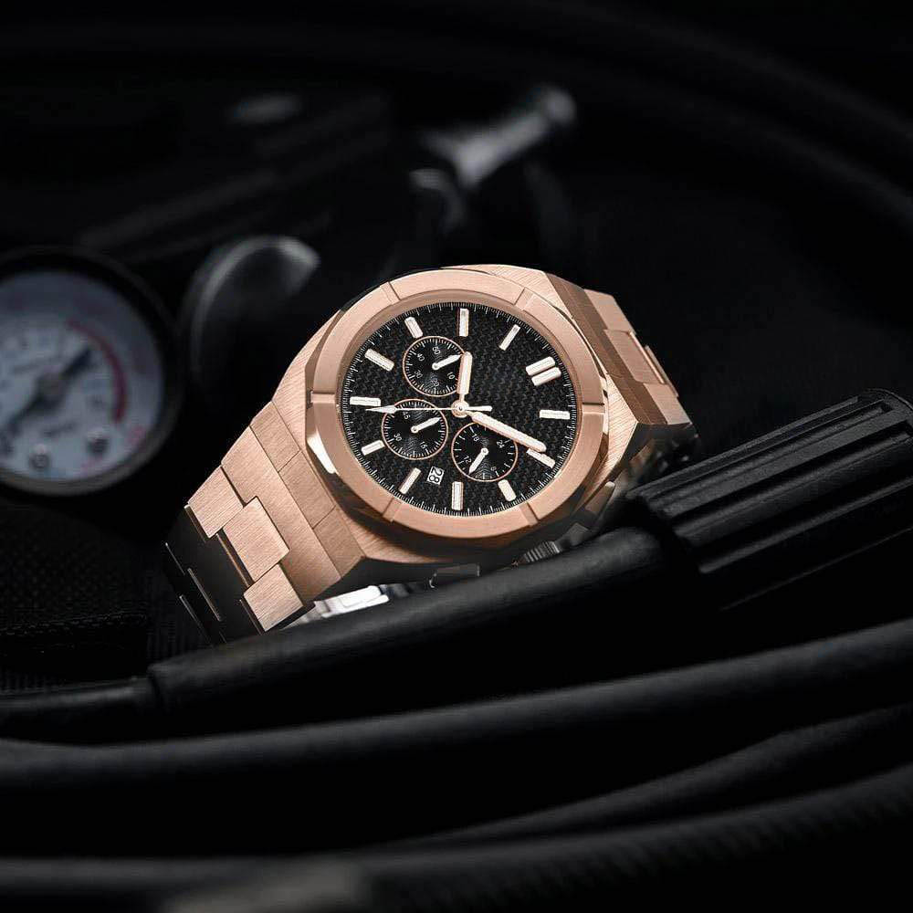 VDEAR - Customized Logo Chrono 5atm Waterproof Watch Luxury Custom Brand Watches Men Wrist New Arrival 10