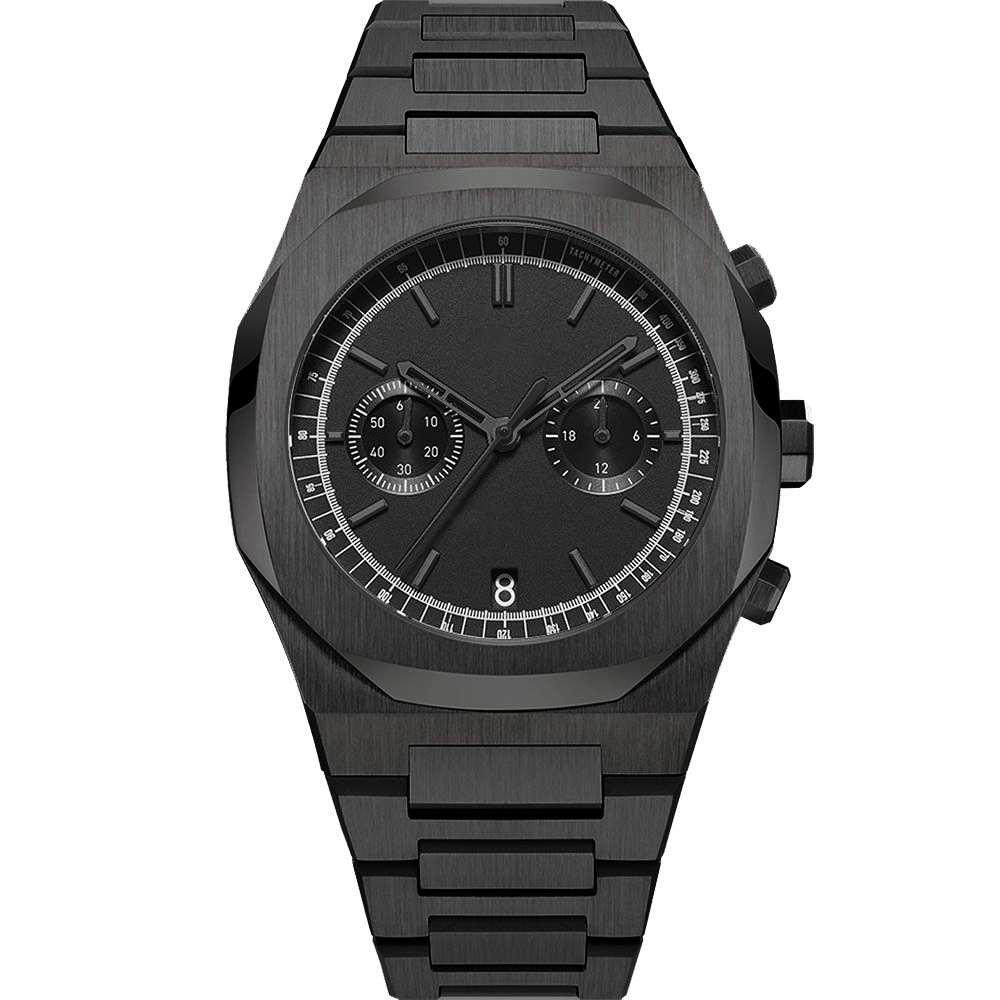 VDEAR - Orologio da polso da uomo con marchio privato di lusso, personalizzabile, giapponese Miyota OS21, cronografo, orologi cronografi di lusso, orologio cronografo 1