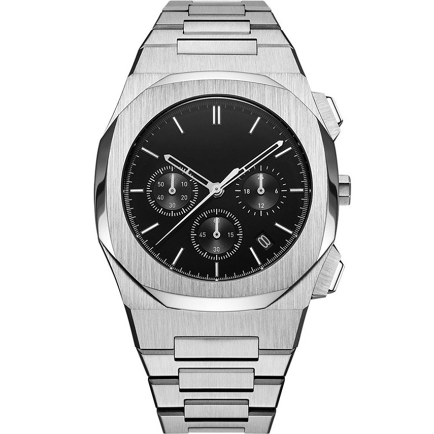 VDEAR - 2021 OEM Stainless Steel Strap Water Resistant Custom Date Chronograph Sport Women Wrist Watches for Men 50MOQ Custom Watch 1