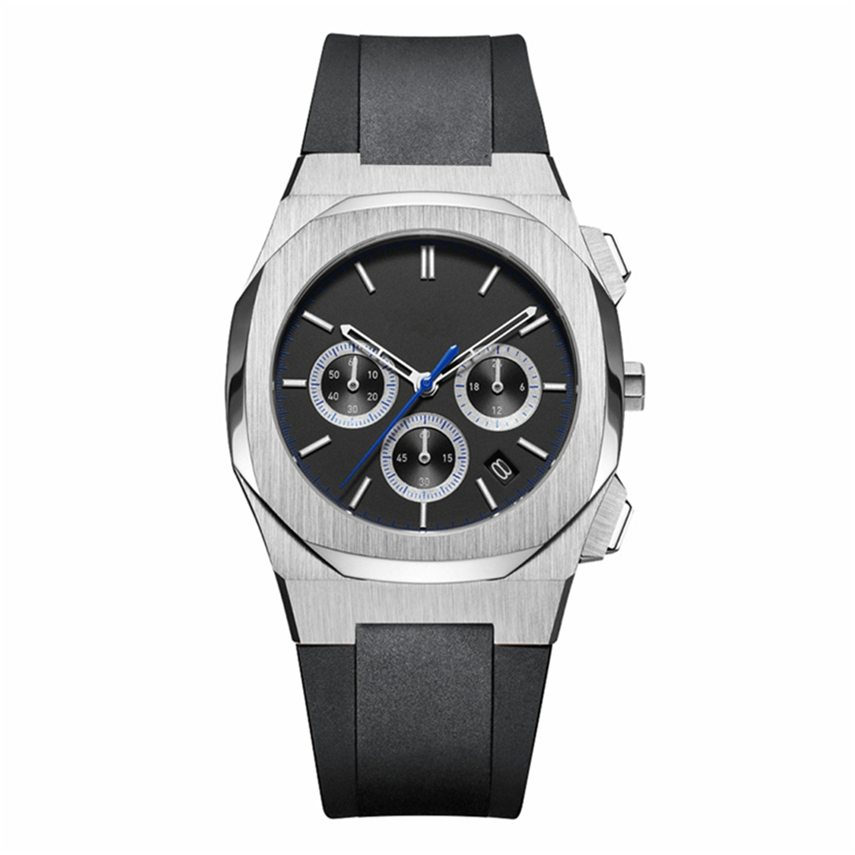 VDEAR - Custom Design Waterproof Silicone Belt Luxury Brand OEM Men Designer Chronograph Sports Quartz Wrist Watch Male others 1