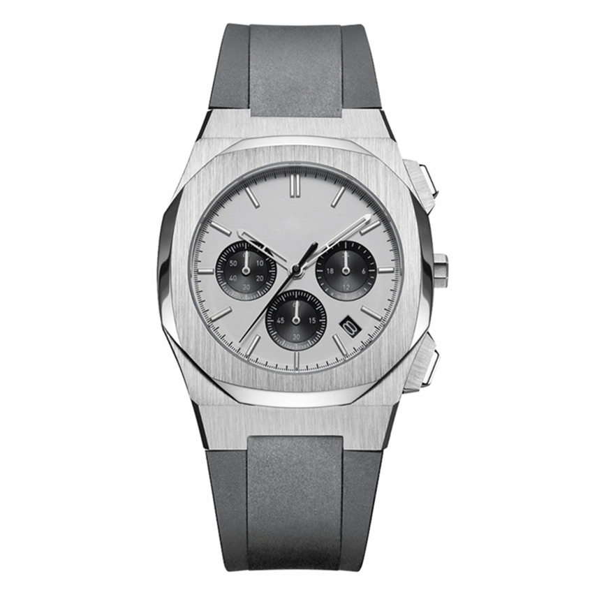 VDEAR - Waterproof Custom Made Silicone Strap Date Chronogrph Stainless Steel Men Chronograph OEM Definition Head Wrist Watch others 1