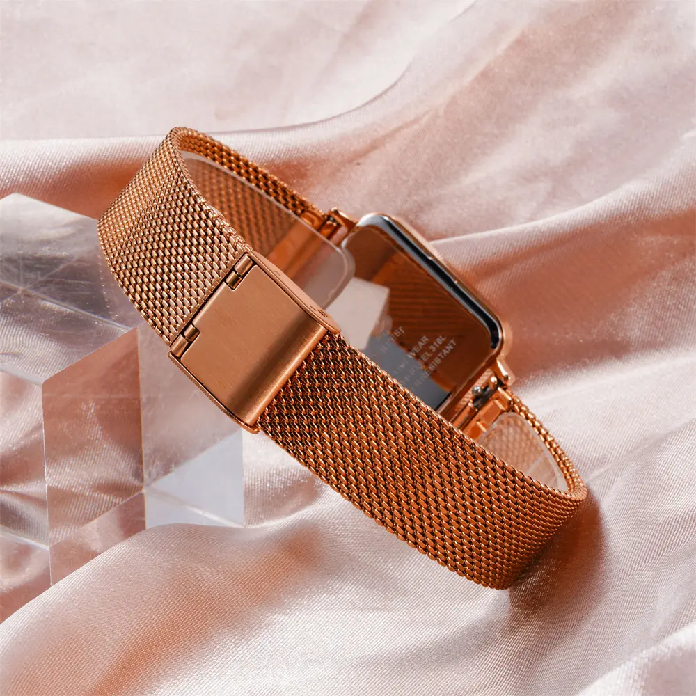 VDCAR Minimalistische Quarz-Lederuhr 6