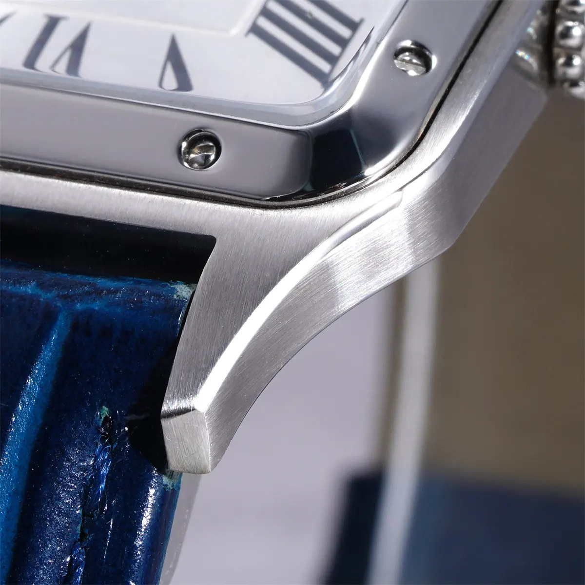 VDEAR Rose Gold Ultra Thin Sword Watch with Leather Band 4