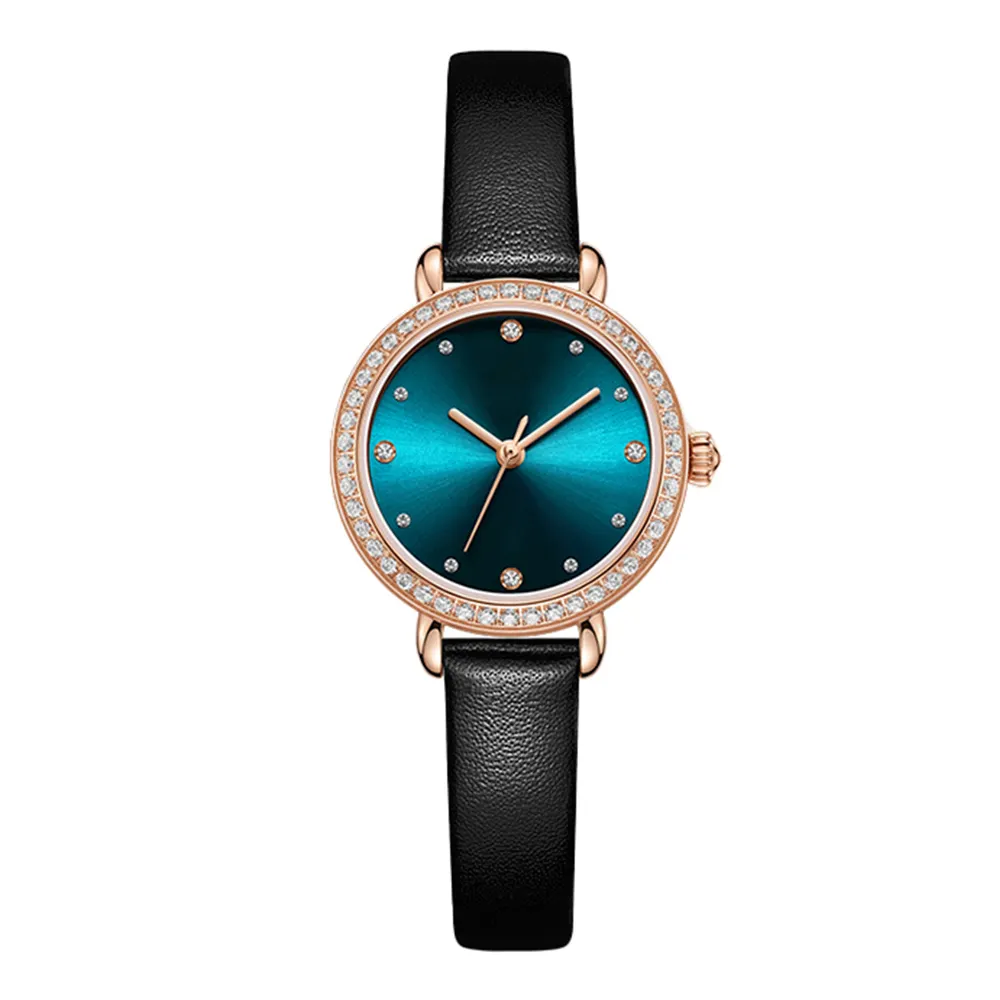 Diamond Scale Ladies Quartz Watch - Elegant & Ultra-Thin 3
