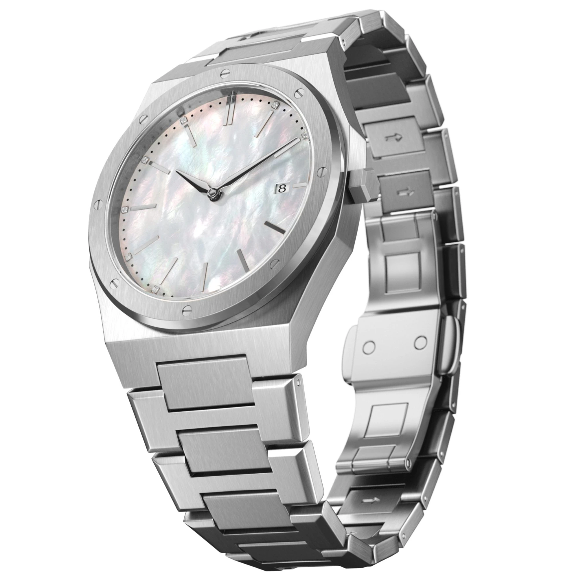 VDEAR - Custom Made 3atm Waterproof Customised Luxury Watches Women Pearl Shell Dial Watch For Ladies New Arrival 1