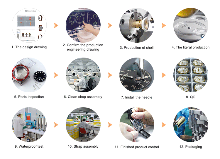 VDEAR - Make your own brand blank watch case minimalist ladies colorful mother of pearl watch dial Fancy Watch 20