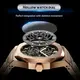 Automatic Skeleton Watch - Fashionable Design, Luminous Hands, Waterproof - VDEAR VG5037 5