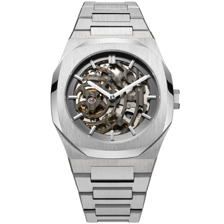 Vdear Wholesale Fashion Hollow Out Automatic Watch Oem Men Mechanical Skeleton Watches 1