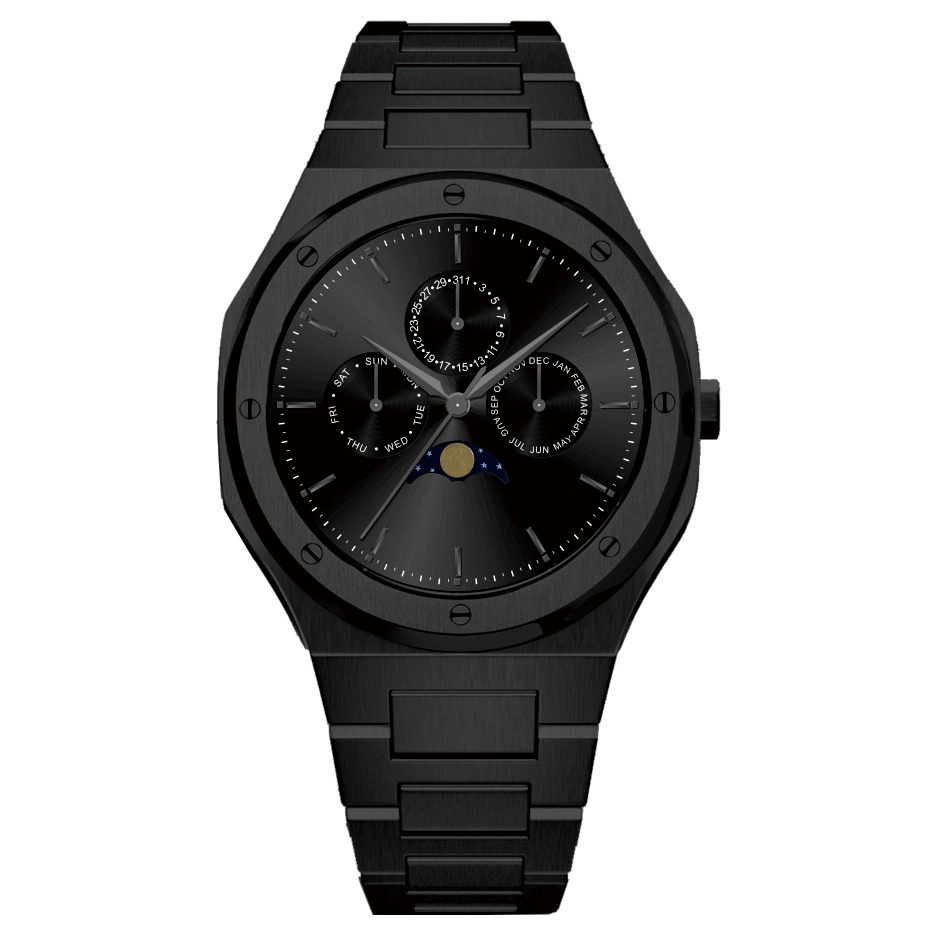 VDEAR - ساعة رجالية كلاسيكية أنيقة مقاومة للماء، ساعة عصرية فاخرة متعددة الوظائف من شنتشن وغيرها من العلامات التجارية الرائدة 1