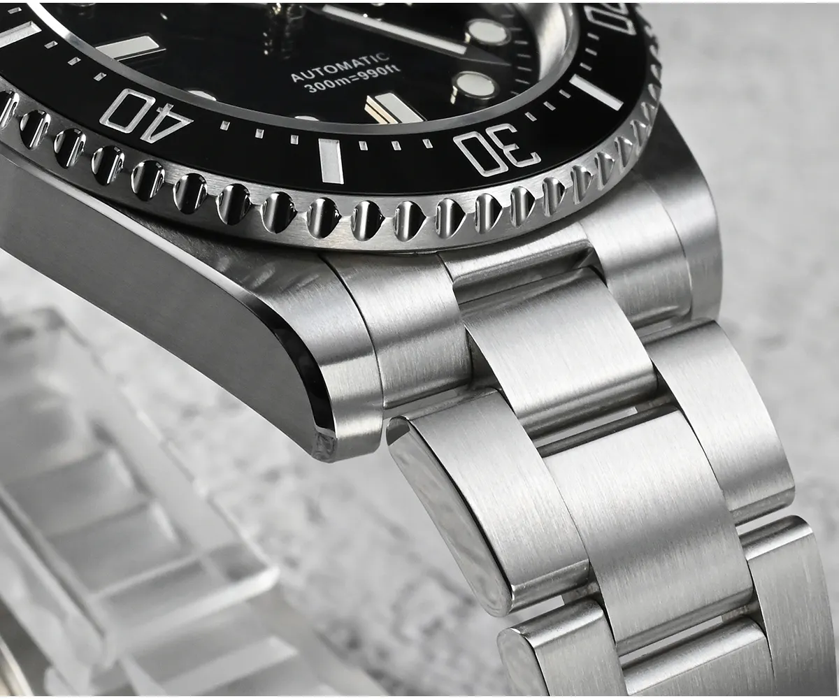 VDEAR Automatic Stainless Steel Diver Watch - 10atm Waterproof & Luminous 5