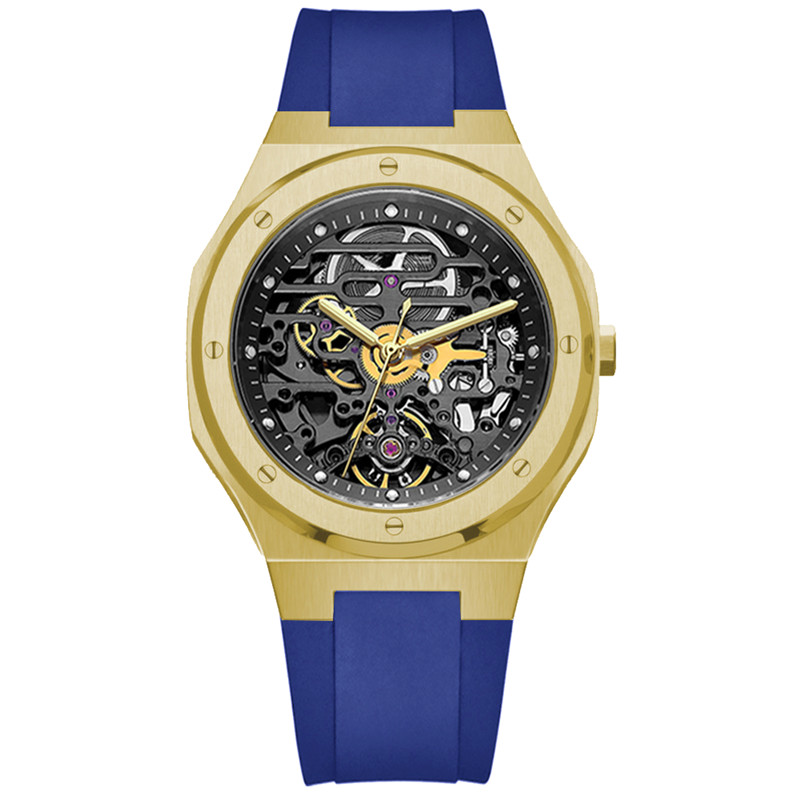VDEAR Customized Skeleton automatic watches for men Visible Movement Mechanical Luxury Watch 11
