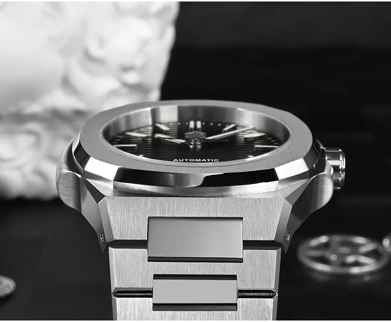 VDEAR Custom Mechanical Watch: Luminous 10atm Waterproof Diver 3