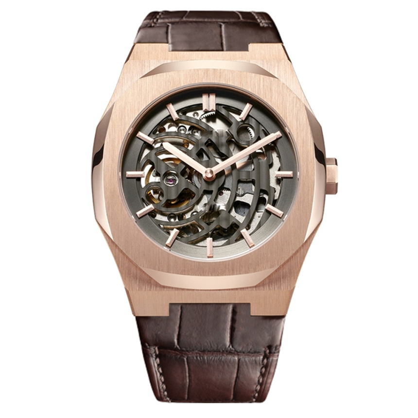 VDEAR - Automatic Movement Alloy Case Fashion Luxury Silicone Mens Logo Automatic Machanical Watches in Wristwatches others 1