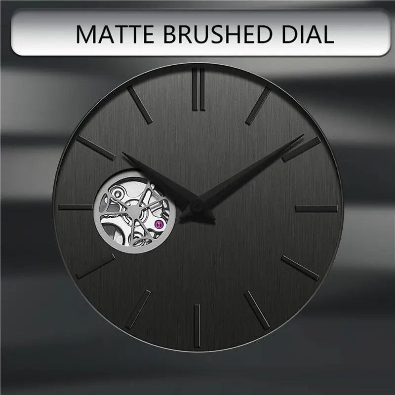 VDEAR Sport Automatic Watch - Customizable, Waterproof, Mechanical - 316 Silver Steel Strap 4