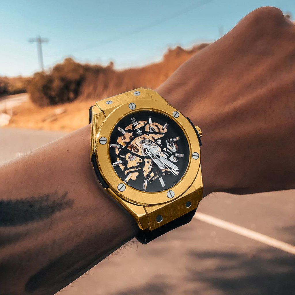 VDEAR - 2020 Brand luxury waterproof tourbillon skeleton custom automatic mens watches perfect in wristwatches others 11