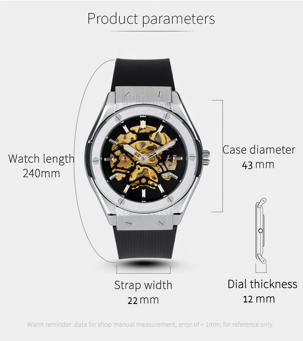 VDEAR - 2020 Brand luxury waterproof tourbillon skeleton custom automatic mens watches perfect in wristwatches others 9