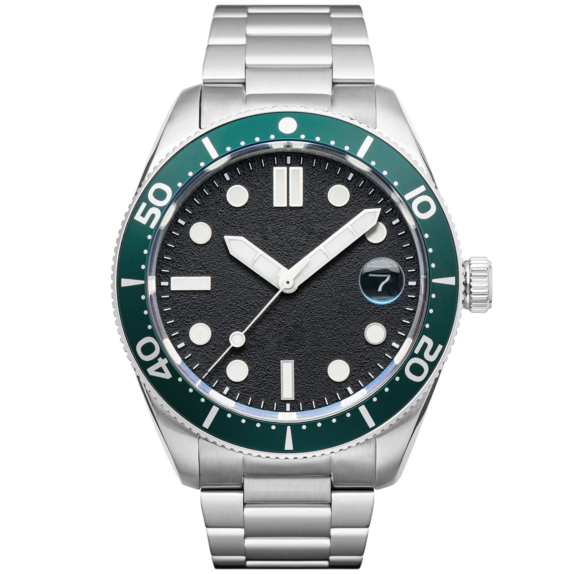 Men's Luxury Mechanical Dress Watch VG5069 - High Quality Automatic Movement, Stainless Steel/Leather Strap, 10ATM Waterproof 3