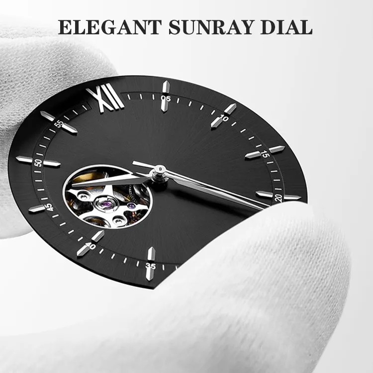 Silver Mechanical Watch - Stable and Elegant 5