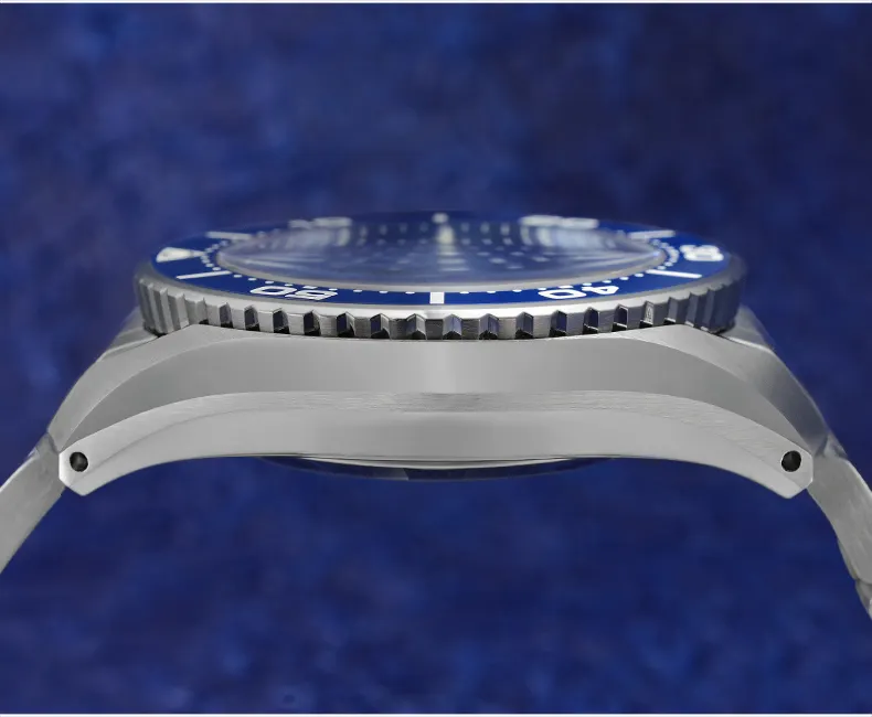 Luxury Classic Diver Watch with Japanese 8215 Movement 6