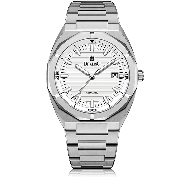 Custom Logo Stainless Steel Automatic Watch - High Quality Men's Luxury Timepiece 4