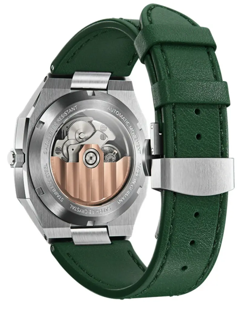 VDEAR Customizable Leather Mechanical Watch 4