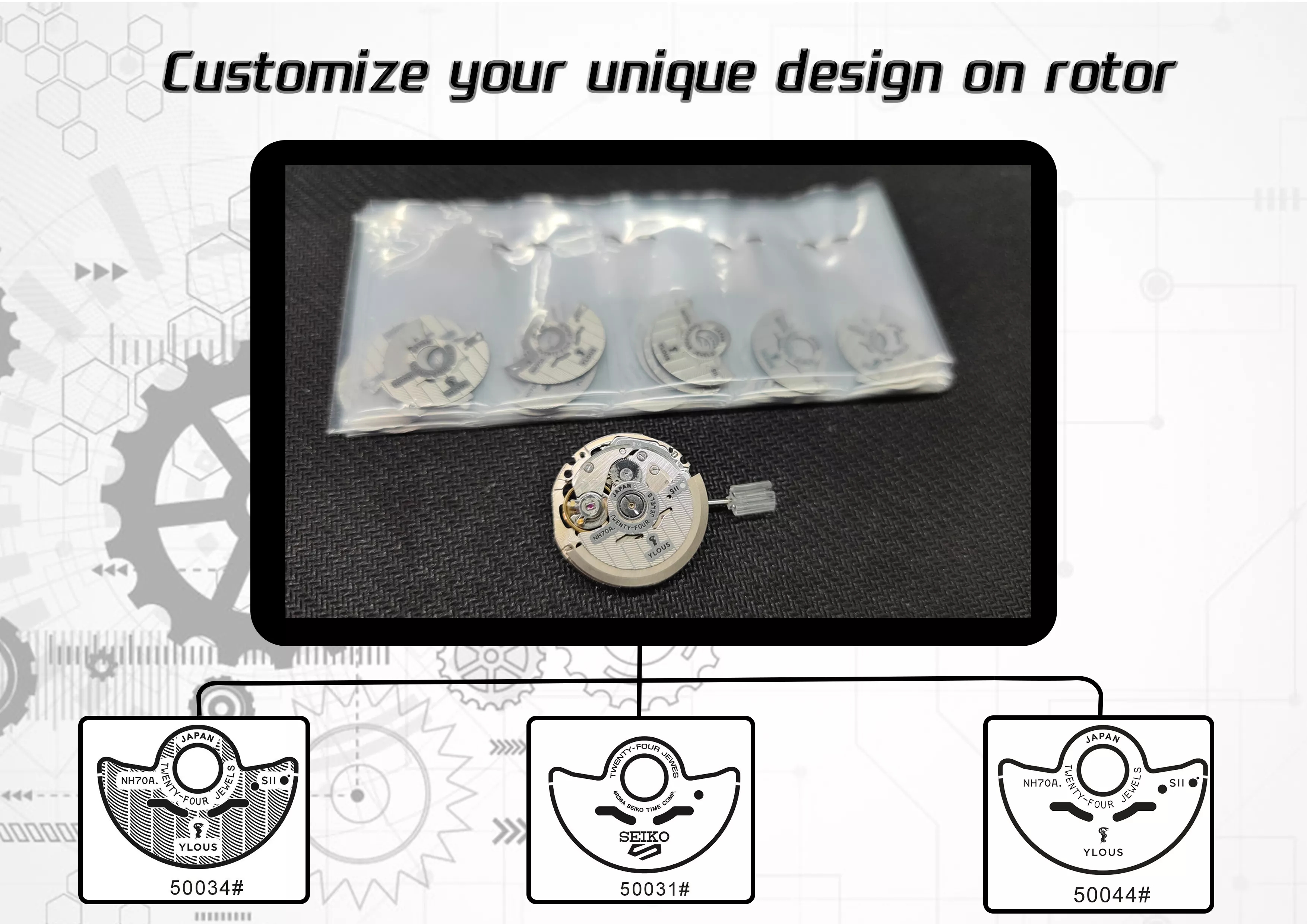 VDEAR - Branded Name Gold Stainless Steel Waterproof Japanese Automatic Watch Movement 8215 Man Luxuri Watch New Arrival 9