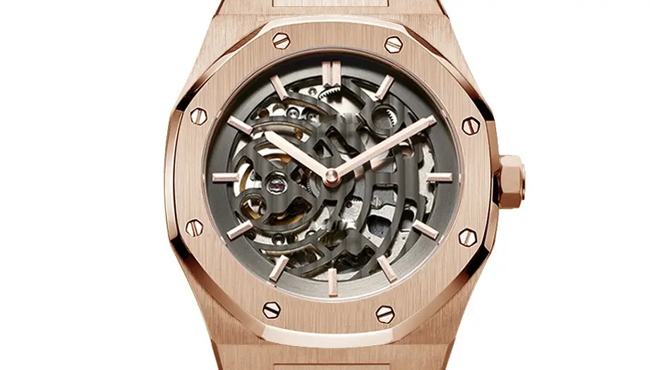 Custom Luxury Skeleton Automatic Watch for Men 2