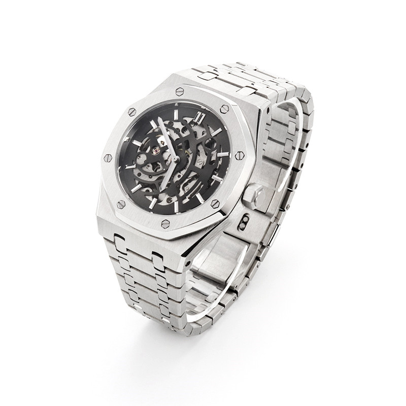 VDEAR - Customize Face Stainless Steel Strap Tourbillon Quality Luxery Watch Skeleton Men Mechanical Wrist Watch Movement New Arrival 13