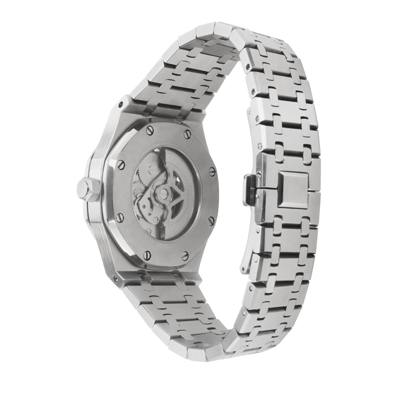 VDEAR - Customize Face Stainless Steel Strap Tourbillon Quality Luxery Watch Skeleton Men Mechanical Wrist Watch Movement New Arrival 16