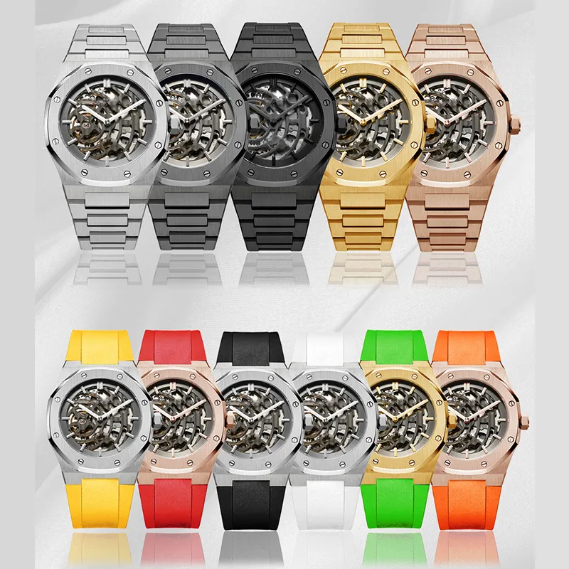 Colorful Silicone Strap Automatic Mechanical Watch - Best Men's Luxury Watch 7