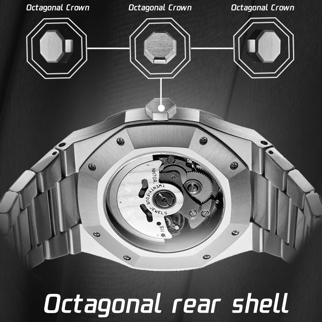 Colorful Silicone Strap Automatic Mechanical Watch - Best Men's Luxury Watch 6