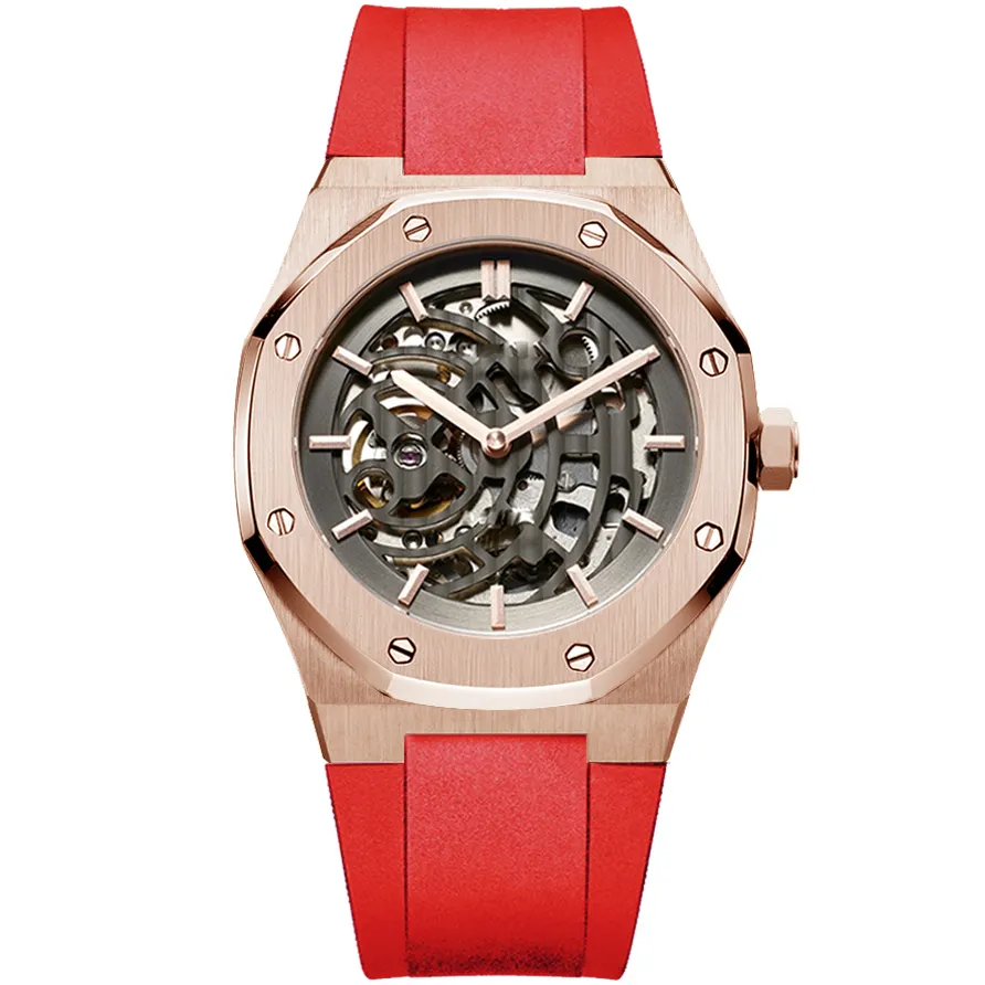 Colorful Silicone Strap Automatic Mechanical Watch - Best Men's Luxury Watch 4