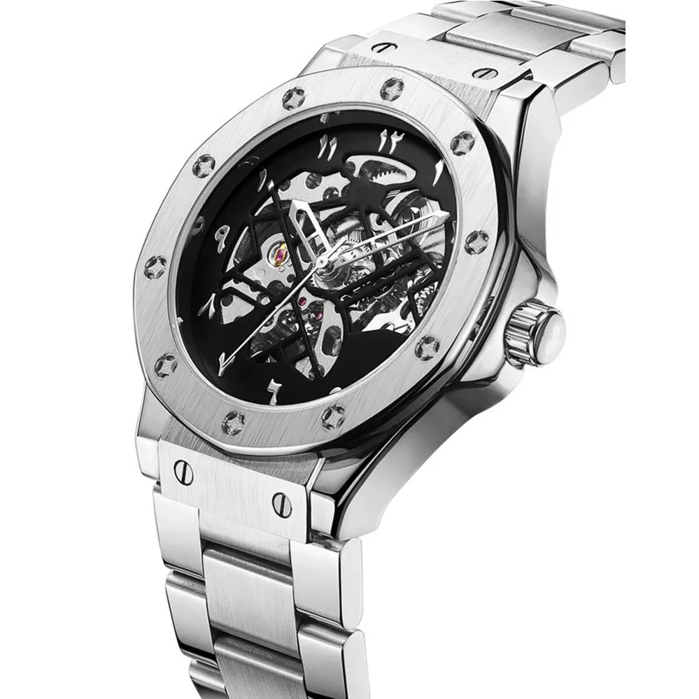 VDEAR Private Label Tourbillon Skeleton Watch - Luxury Mechanical Men's Automatic Watch 2