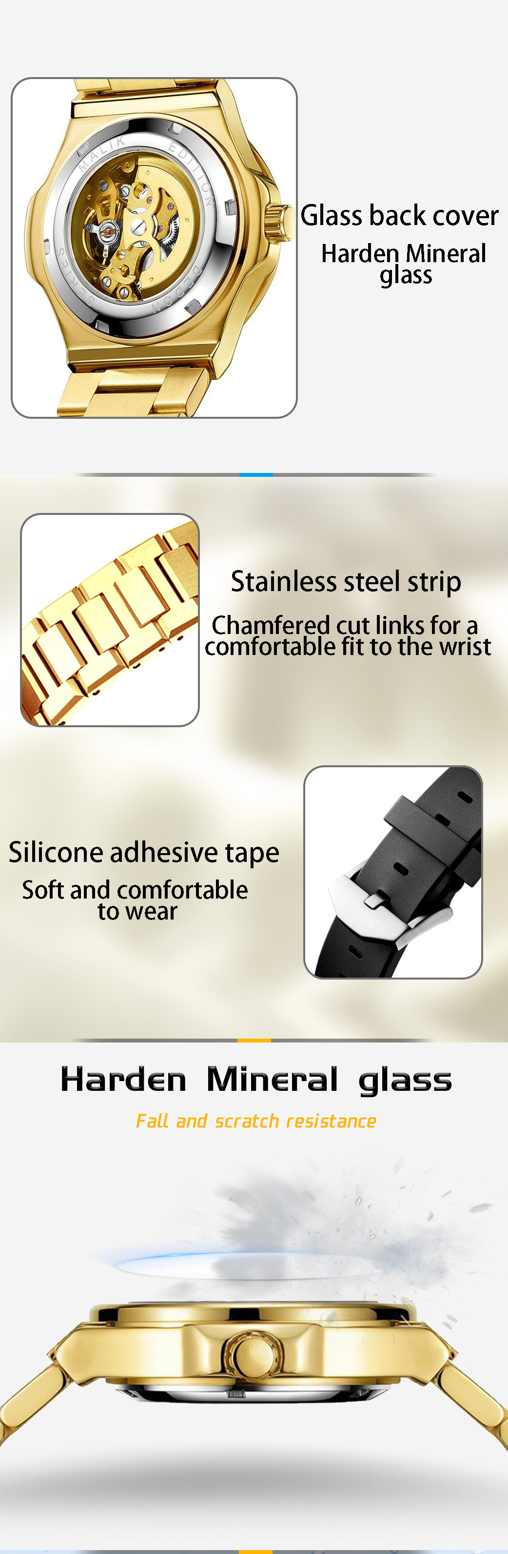 VDEAR - Vdear Oem Private Label Luminous Hands Tourbillon Automatic Skeleton Watch Automatic Watches Men Luxury Movement New Arrival 11